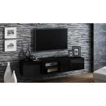 Cama TV cabinet SIGMA1 180 black / black gloss Cama TV cabinet SIGMA1 180 black / black gloss