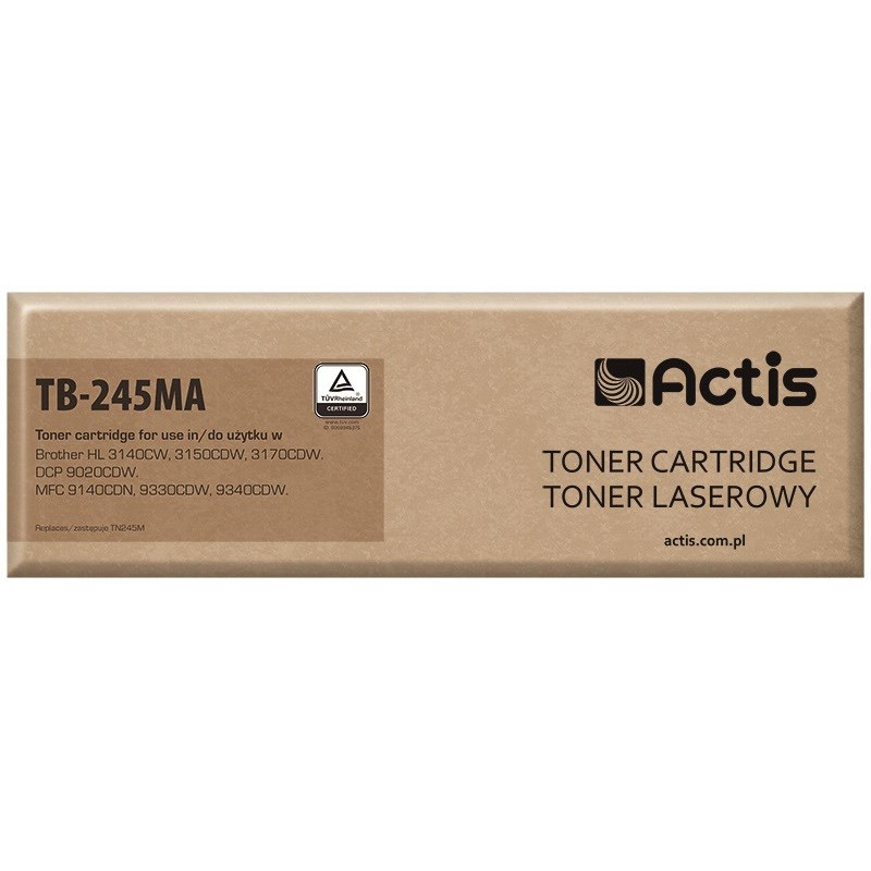 „Actis TB-245MA“ toneris (pakeičia „Brother TN-245M Standard 2200“ purpurinės spalvos kasetę)
