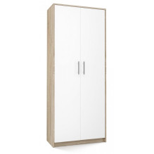 Filing cabinet OLIV 2D 74x35x180 cm, Sonoma / White Filing cabinet OLIV 2D 74x35x180 cm, Sonoma / White