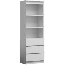 Topeshop RS-60 OLIMP BIEL biuro knygų lentyna Topeshop RS-60 OLIMP BIEL biuro knygų lentyna