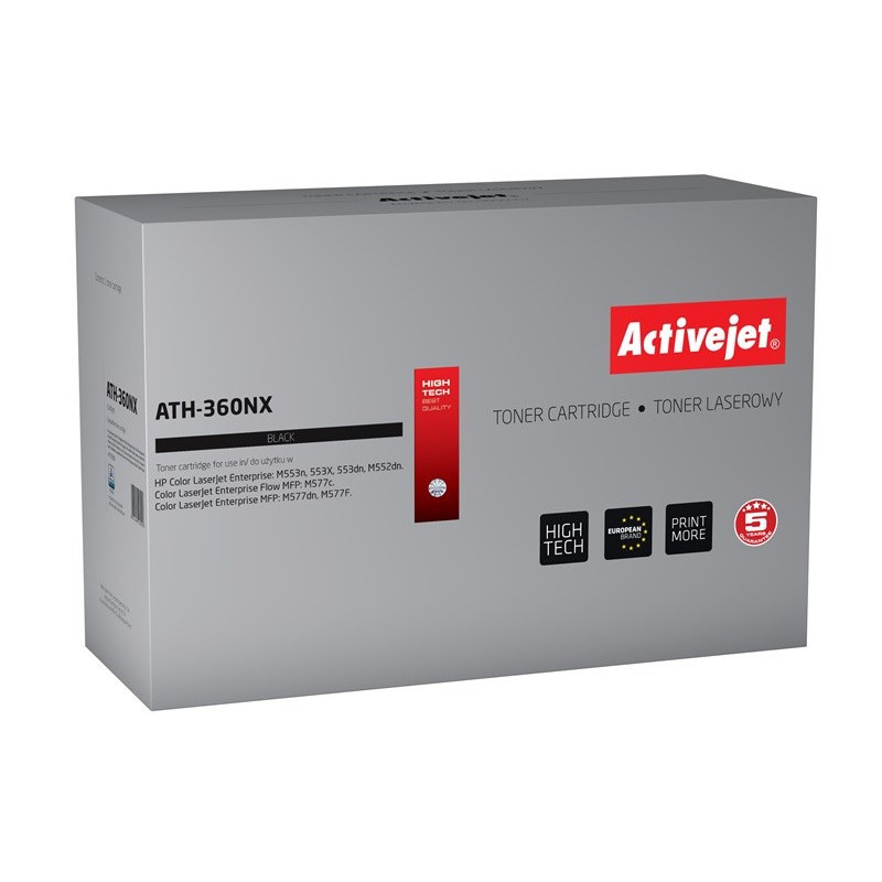 Activejet ATH-360NX Toner (replacement for HP 508X HP508X CF360X Supreme 12500 pages black)