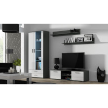 Cama TV stand SOHO 140 grey / white gloss Cama TV stand SOHO 140 grey / white gloss