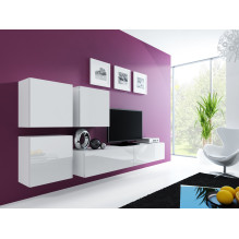 Cama Square cabinet VIGO 50 / 50 / 30 white / white gloss Cama Square cabinet VIGO 50 / 50 / 30 white / white gloss