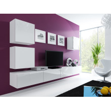 Cama Square cabinet VIGO 50 / 50 / 30 white / white gloss Cama Square cabinet VIGO 50 / 50 / 30 white / white gloss