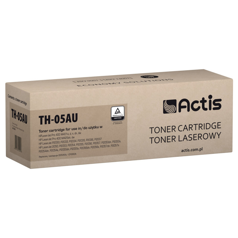„Actis TH-05AU“ universalus toneris (pakeičia HP 05A, CE505A, 80A, CF280A, TH-80A standartines 2800 puslapių juodos spal