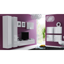 Cama Square cabinet VIGO 50 / 50 / 30 white / white gloss Cama Square cabinet VIGO 50 / 50 / 30 white / white gloss