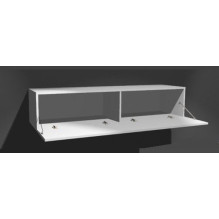 Cama TV Stand VIGO '180' 30 / 180 / 40 white / black gloss Cama TV Stand VIGO '180' 30 / 180 / 40 white / black gloss