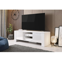 Cama TV stand WEST 42 / 130 / 42 white / white gloss Cama TV stand WEST 42 / 130 / 42 white / white gloss