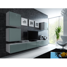 Cama Square spintelė VIGO 50 / 50 / 30 balta / pilka blizgi
