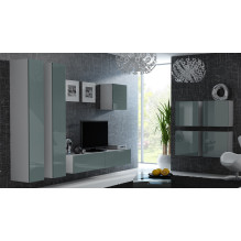 Cama Square cabinet VIGO 50 / 50 / 30 white / grey gloss Cama Square cabinet VIGO 50 / 50 / 30 white / grey gloss