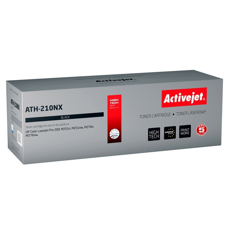 Activejet ATH-210NX Toner (replacement for HP 131X CF210X, Canon CRG-731BH Supreme 2400 pages black)