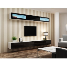 Cama Cabinet VIGO "90" full 90 / 35 / 32 white / black gloss