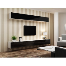 Cama Cabinet VIGO "90" full 90 / 35 / 32 white / black gloss