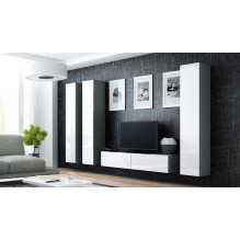 Cama Full cabinet VIGO '180' 180 / 40 / 30 grey / white gloss Cama Full cabinet VIGO '180' 180 / 40 / 30 grey / white gloss