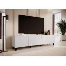 RTV cabinet BARI 200x42x52 white matt RTV cabinet BARI 200x42x52 white matt