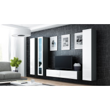 Cama Full cabinet VIGO '180' 180 / 40 / 30 grey / white gloss Cama Full cabinet VIGO '180' 180 / 40 / 30 grey / white gloss