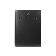 Lanberg prie sienos montuojama stelažinė spintelė 19\'\' 12U 600x450mm juoda (stiklinės durys) Lanberg prie sienos montuojama stelažinė spintelė 19\'\' 12U 600x450mm juoda (stiklinės durys)