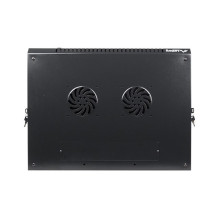 Lanberg prie sienos montuojama stelažinė spintelė 19\'\' 12U 600x450mm juoda (stiklinės durys) Lanberg prie sienos montuojama stelažinė spintelė 19\'\' 12U 600x450mm juoda (stiklinės durys)