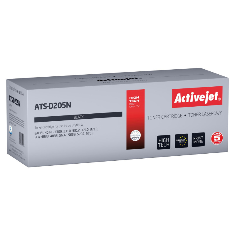 „ActiveJet ATS-D205N“ toneris (pakeičia „Samsung MLT-D205S Supreme“ 2000 puslapių, juodas)