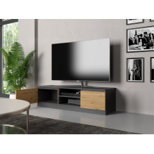 „Topeshop RTV 140 ANTR“ / „ARTIS“ TV staliukas / pramogų centras su 2 lentynomis „Topeshop RTV 140 ANTR“ / „ARTIS“ TV staliukas / pramogų centras su 2 lentynomis
