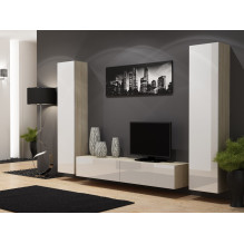 Cama Full cabinet VIGO '180' 180 / 40 / 30 sonoma / white gloss Cama Full cabinet VIGO '180' 180 / 40 / 30 sonoma / white gloss