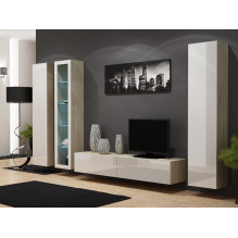 Cama Full cabinet VIGO '180' 180 / 40 / 30 sonoma / white gloss Cama Full cabinet VIGO '180' 180 / 40 / 30 sonoma / white gloss