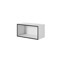 Atvira sandėliavimo spintelė ROCO RO4 75 / 37 / 37 balta / juoda Atvira sandėliavimo spintelė ROCO RO4 75 / 37 / 37 balta / juoda