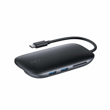 AUKEY CB-C71 sąsajos šakotuvas 5000 Mbps juodas