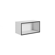 Cama open storage cabinet ROCO RO4 75 / 37 / 37 white / black Cama open storage cabinet ROCO RO4 75 / 37 / 37 white / black