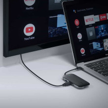 AUKEY CB-C71 sąsajos šakotuvas 5000 Mbps juodas