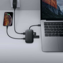AUKEY CB-C71 sąsajos šakotuvas 5000 Mbps juodas