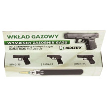 Replacement OC gas cartridge for RMG pistols (WKL) Replacement OC gas cartridge for RMG pistols (WKL)