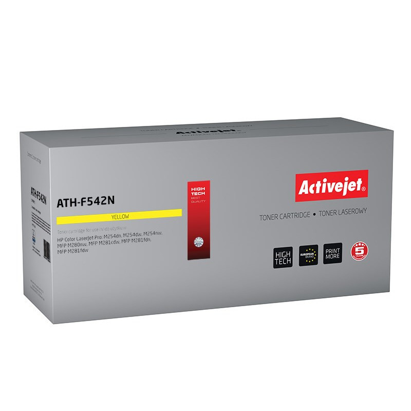 „ActiveJet ATH-F542N“ toneris (pakeičia HP 203A HP203A CF542A CRG 054 CRG054 Supreme, 1300 puslapių, geltonas)