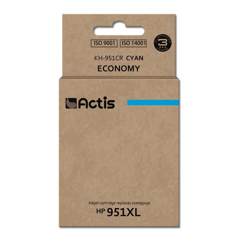 Actis KH-951CR Ink (replacement HP 951XL CN046AE Standard 25 ml cyan)