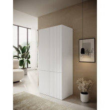 Wardrobe PAFOS 2D 90x55.5x198.5 white matt Wardrobe PAFOS 2D 90x55.5x198.5 white matt