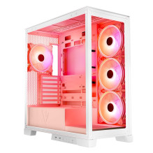„Modecom Volcano SPACE APEX ARGB MIDI“ MIDI bokštas, baltas „Modecom Volcano SPACE APEX ARGB MIDI“ MIDI bokštas, baltas