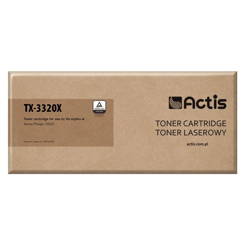 „Actis TX-3320X“ toneris (pakeičia „Xerox 106R02306 Standard 11000 puslapių juodo atspalvio)