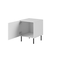 HOLE bedside table 2 pcs. 44x40.5x53.5 cm white matt HOLE bedside table 2 pcs. 44x40.5x53.5 cm white matt