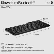 HP 460 daugiafunkcinė „Bluetooth“ klaviatūra