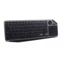 „Techly ICTB9801TB“ klaviatūra, universali, belaidė RF ir „Bluetooth“, QWERTY, JAV anglų, juoda