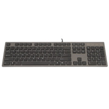 A4Tech KV-300H klaviatūra USB QWERTY juoda, pilka