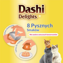 INABA Dashi Delights vištienos sultinyje skanėstai katėms - 70 g INABA Dashi Delights vištienos sultinyje skanėstai katėms - 70 g