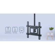 Gembird CM-70ST-01 TV mount / stand 177.8 cm (70") Black Gembird CM-70ST-01 TV mount / stand 177.8 cm (70") Black