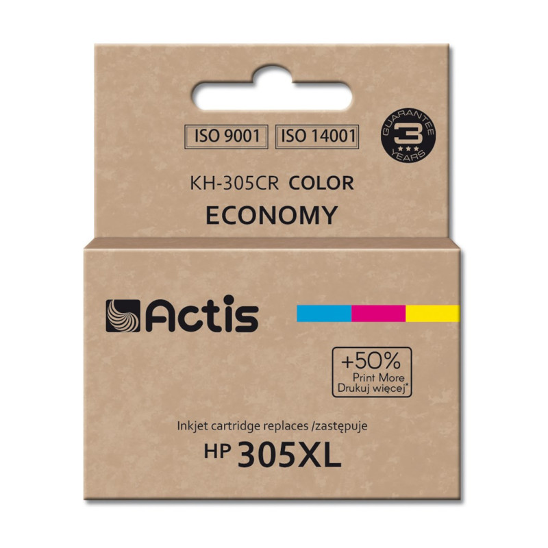 „Actis KH-305CR“ rašalas (pakeičia standartinę HP 3YM63AE 18 ml spalvų kasetę)