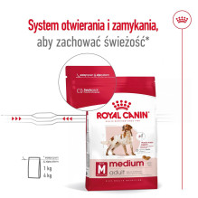 ROYAL CANIN Adult Medium - dry dog food - 4kg ROYAL CANIN Adult Medium - dry dog food - 4kg