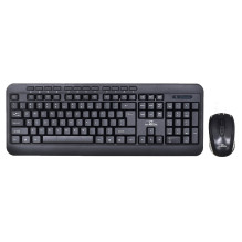 TITANUM TK109 belaidis rinkinys - USB klaviatūra + pelė, juoda