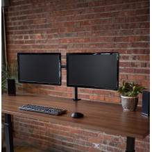 Montis Everest double monitor holder 13-27" MT015 68.6 cm (27") Black Desk