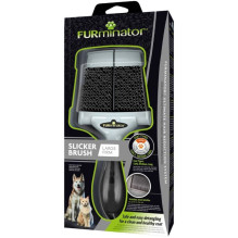 FURminator - slicker šepetys šunims ir katėms - L
