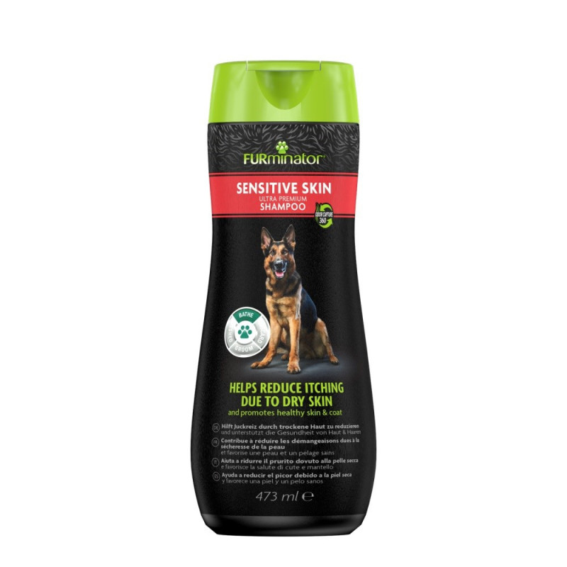 FURminator Sensitive Skin Ultra Premium - šampūnas šunims - 473 ml