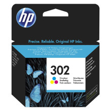 HP 302 trijų spalvų originali rašalo kasetė HP 302 trijų spalvų originali rašalo kasetė